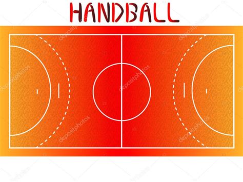 Desenho Da Quadra De Handebol