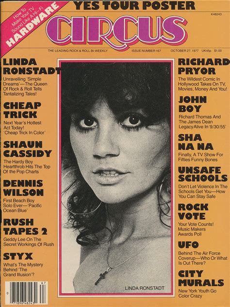 Circus Magazine- Linda Ronstadt Listens to Your Sleep