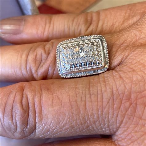 925 Diamond Engagement Ring - Gem
