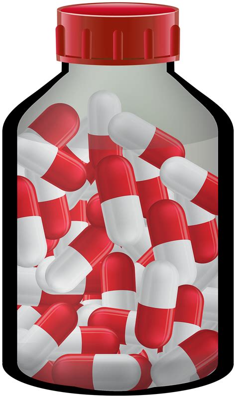 clip art pill bottle 7