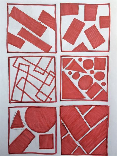 Asymmetrische Compositie. Abstract Artwork