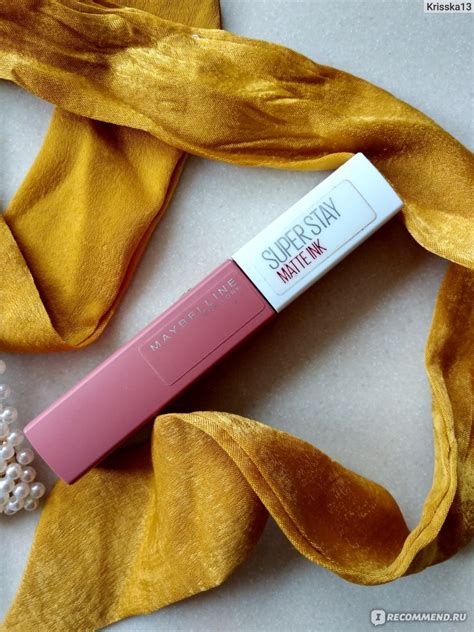 Жидкая матовая помада MAYBELLINE Super Stay Matte Ink - «отзыв на ...
