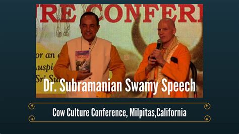 How the Cow reflects the essence of Hindutva. Dr. Subramanian Swamy ...