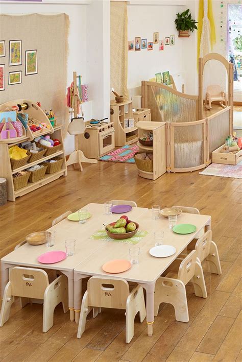 Solid wood for a natural look and calming environment | Daycare room ...