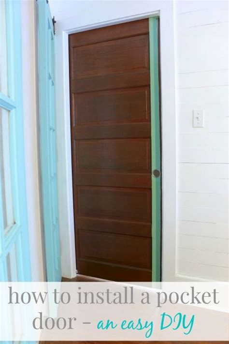 installing a pocket door - a step by step diy tutorial from framing to ...