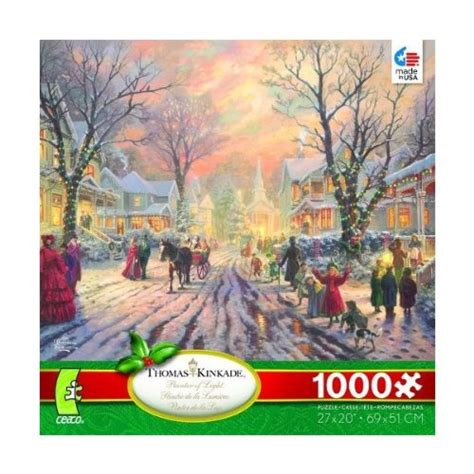 Thomas Kinkade Christmas Puzzles