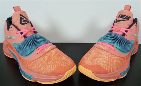 NIKE ZOOM FREAK 3 STAY FREAKY BASKETBALL SHOES ORANGE… - Gem