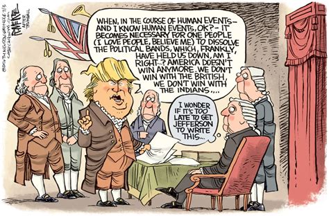 Declaration Of Independence Cartoon