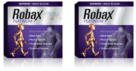 Free Robax Canada Platinum Sample & $3 Off Coupon