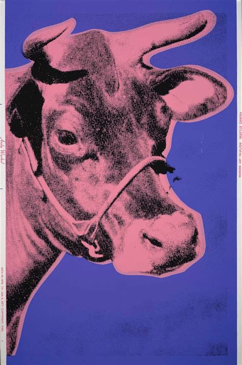 Andy Warhol - Cow, Pink and Purple (FS II.12A), Print For Sale at 1stdibs