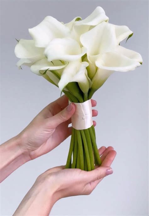 Pin by Marina on Wedding ideas | Calla lily bridal bouquet, Simple ...