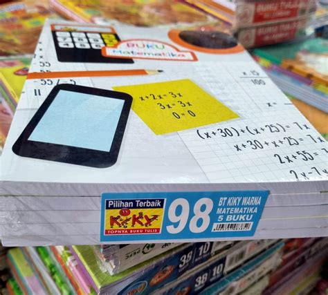 Buku Tulis Petak Kecil Matematika Berwarna Kiky 98 | Lazada Indonesia