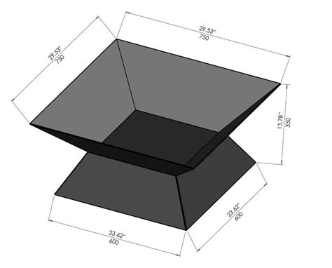 square fire pit bespoke bbqs