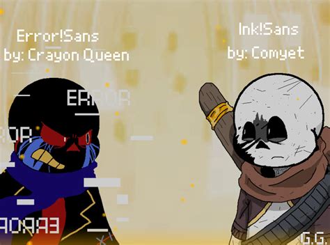Error!Sans vs Ink!Sans Art by GyalGary on DeviantArt