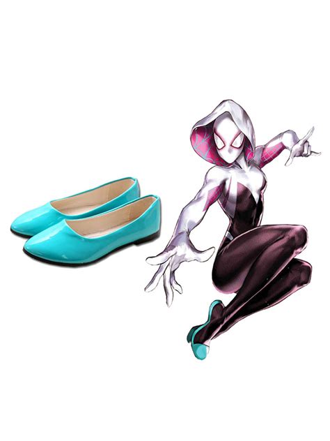 Spider Man Into The Spider Verse Spider Gwen Stacy Pumps Anime Cosplay ...