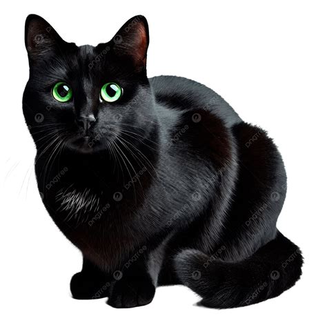 Real Black Cat Png
