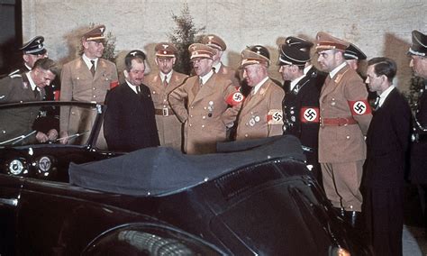 Happy 50th mein Fuhrer: Rare colour shots of the presents fawning ...