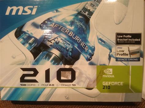 Видеокарта MSI GeForce 210 1G LP — купить в интернет-магазине ОНЛАЙН ...