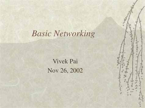 basic networking powerpoint    id