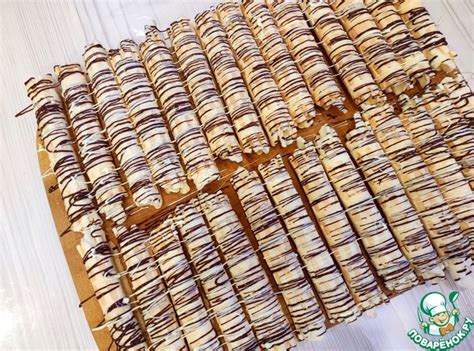 Вафельные трубочки в шоколаде – кулинарный рецепт