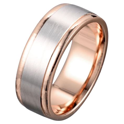 1940s Yellow White and Rose Gold Wedding Ring Set at 1stDibs