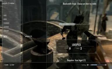 Craftable Lockpicks at Skyrim Nexus - Mods and Community