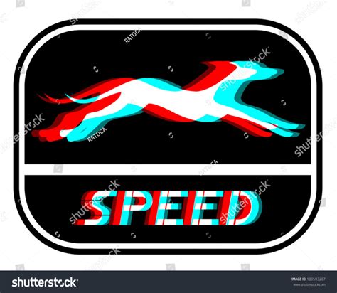Speed Dog Stock Vector 109593287 : Shutterstock