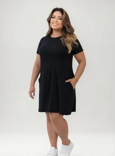 Vestidos Plus Size Dia A Dia - Vestidos Basicos Dia A Dia Plus Size Carnaval Fresquinho | Parcelamento ...