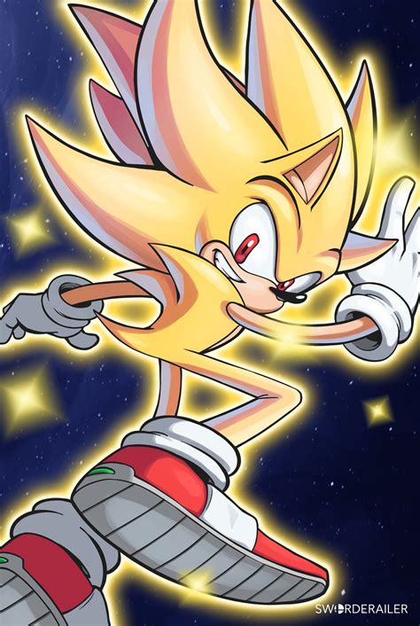 Super Sonic Sonic the Hedgehog Poster - Etsy