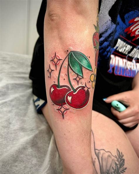 20 Interesting Cherry Tattoo Ideas For A Fruitful Expression