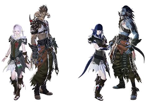 au ra render final fantasy xiv heavensward art gallery