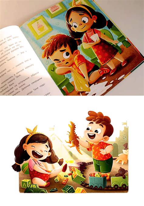 Draw beautiful realistic children book illustrations and covers for you ...