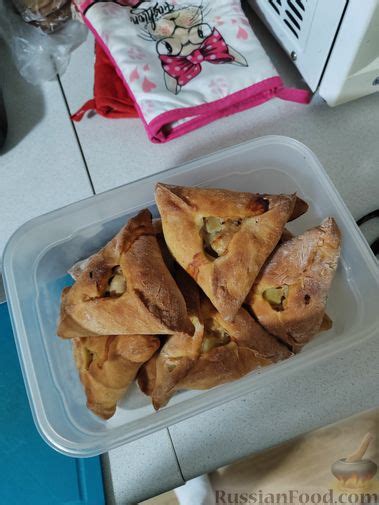 Рецепт: Эчпочмак с курицей и картошкой на RussianFood.com