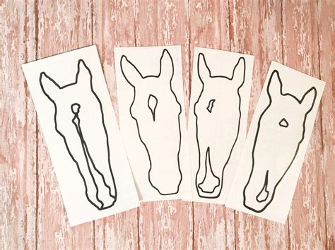 Horse Outline Tattoo