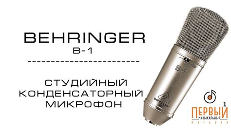 Студийный конденсаторный микрофон Behringer B-1 | Обзор и тест звука ...