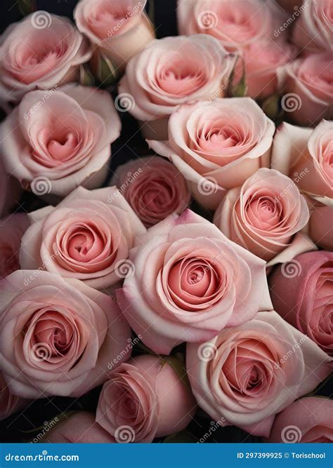 Background with Soft Pink Roses Stock Image - Image of rose, white ...