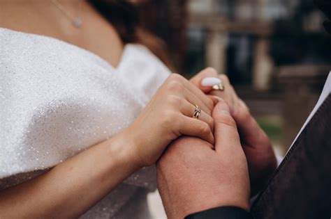 Premium Photo | Picture of man and woman with wedding ringyoung married