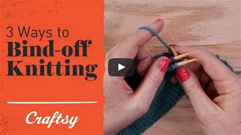 bind  knitting    ways  video tutorial