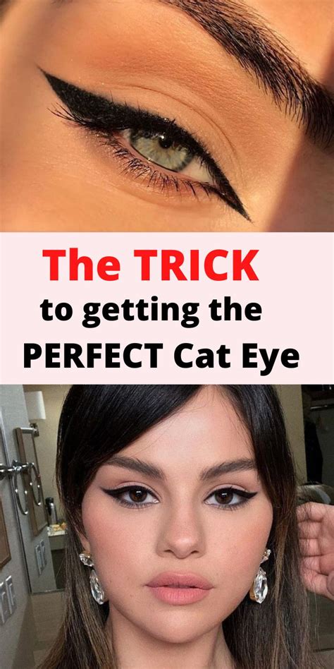 The Trick to Getting the Perfect Cat Eye | Cat eyeliner makeup, Perfect ...