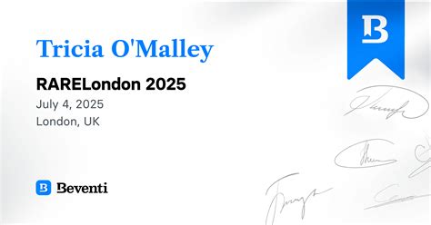 Tricia O'Malley, RARELondon 2025