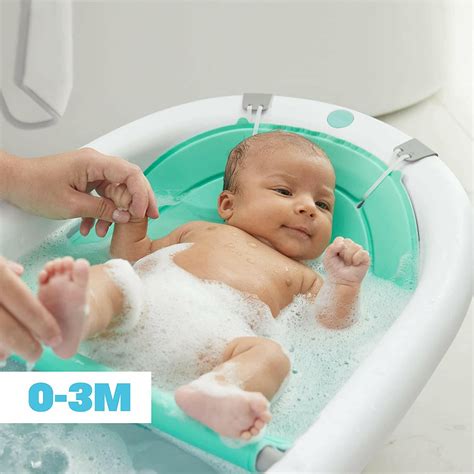 Frida Baby 4-in-1 Grow-with-Me Bathtub - Transforms Infant Bathtub to