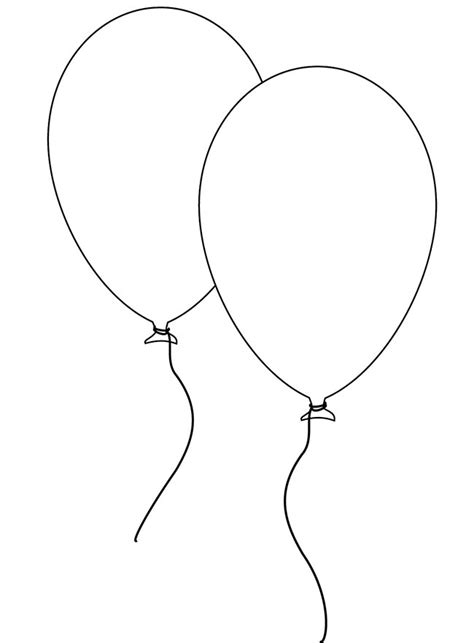 Desenhos De Bexigas Para Imprimir