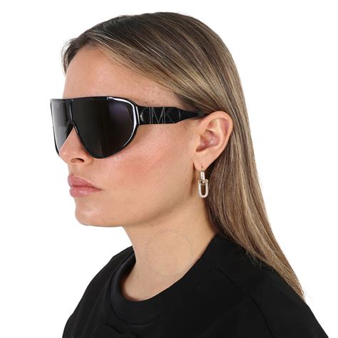 Michael Kors Dark Grey Shield Ladies Sunglasses MK2194 300587 69 ...