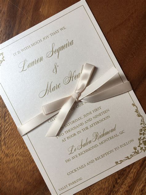 Elegant Wedding Invitations