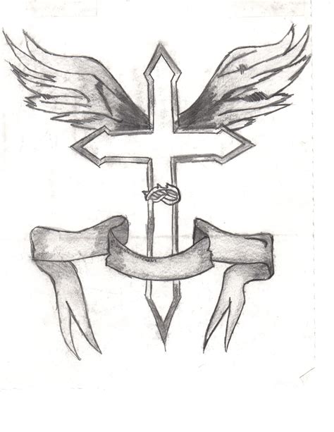 Cross Drawings Step By Step at PaintingValley.com | Explore collection ...