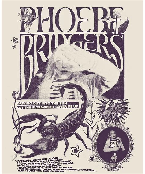 Phoebe bridgers i know the end classic poster phoebe bridgers poster