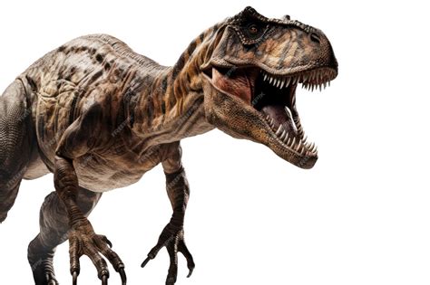 Dinosaurio trex aislado sobre fondo transparente ai generado | Archivo ...