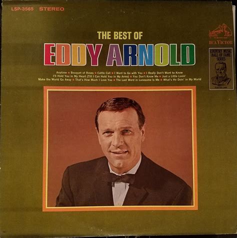 Eddy Arnold – The Best Of Eddy Arnold – Vinyl (Indianapolis Pressing, LP, Compilation, Stereo ...