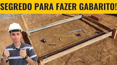 Como Fazer Gabarito De Obra - FDPLEARN