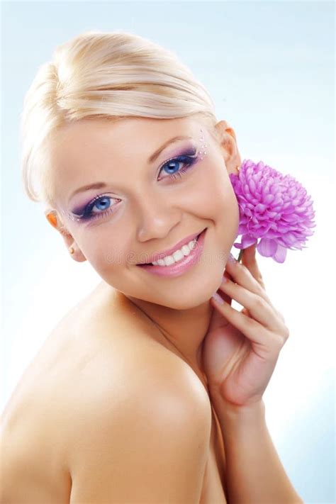 Perfect beauty stock image. Image of blond, lovely, makeup - 11696169